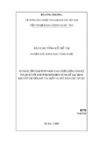 Báo cáo tổng kết đề tài nghiên cứu khoa học công nghệ so sánh, tìm giải pháp nâng cao chất lượng ảnh kỹ thuật số với ảnh phim rơnghen dùng để xác định khuyết tật mối hàn tàu biển và mối hàn chịu áp lực (5)