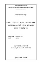 Luận văn ths chiến lược xây dựng thương hiệu vnpt trong quá trình hội nhập kinh tế quốc tế