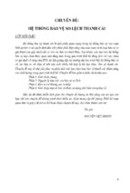 Chuyên đề hệ thống bảo vệ so lệch thanh cái (5)