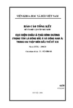 Cục diện châu á thái bình dương (trọng tâm là đông bắc á và đông nam á) trong hai thập niên đầu thế kỷ   xxi (5)