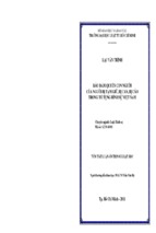 Tóm tắt luận án tiến sĩ luật học bảo đảm quyền con người của người bị tạm giữ, bị can, bị cáo trong tố tụng hình sự việt nam