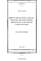 Luận án tiến sĩ hóa học nghiên cứu tính chất điện hóa và khả năng ức chế ăn mòn thép cacbon thấp trong môi trường axit của một số hợp chất có nguồn gốc tự nhiên