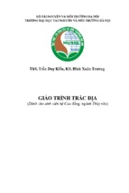 Giáo trình trắc địa