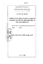 Báo cáo nghiên cứu độ thấm của móng granit mỏ bạch hổ chọn giá trị thích hợp phục vụ tính toán khai thác