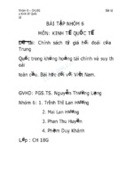 Chính sách tỷ giá hối đoái của trung quốc trong khủng hoảng tài chính và suy thoái toàn cầu. bài học đối với việt nam