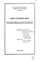 đề tài đánh giá hiệu quả các , dụ án khoa học công nghệ cấp tỉnh giai đoạn 1992 2002 tại phú yên