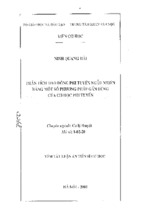 Phân tích dao động phi tuyến ngẫu nhiên bằng một số phương pháp gần đúng của cơ học phi tuyến