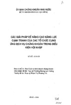 Luận văn thạc sĩ các giải pháp để nâng cao năng lực cạnh tranh của các tổ chức cung ứng dịch vụ chứng khoán trong điều kiện hội nhập