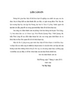 Khóa luận tốt nghiệp văn hóa du lịch tiềm năng, hiện trạng, giải pháp phát triển du lịch huyện tiên lãng, hải phòng ﻿