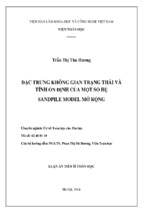 (luận án tiến sĩ toán học) đặc trưng không gian trạng thái và tính ổn định của một số hệ sandpile model mở rộng