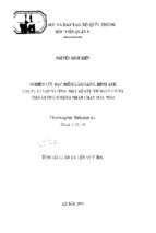 Nghiên cứu đặc điểm lâm sàng, hình ảnh chụp cắt lớp vi tính , một số yếu tố nguy cơ và tiên lượng