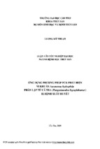 ứng dụng phương pháp prc phát hiện vi khuẩn aeromonas hydrophila phân lập từ cá tra (pangasianodon hypophthmus) bị bệnh xuất huyết   đh cần thơ