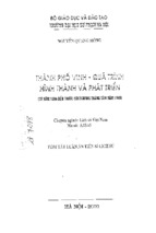 Thành phố vinh   quá trình hình thành và phát triển