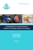 determinants of household’s choice of cooking energy in uganda