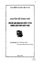 Luận văn thạc sĩ vấn đề lạm dụng bảo hiểm y tế và những biện pháp khắc phục