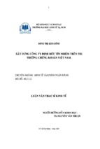 Luận văn thạc sĩ xây dựng công ty định mức tín nhiệm trên thị trường chứng khoán việt nam