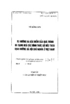 Luận án tiến sĩ xu hướng và đặc điểm của quá trình đa dạng hóa các hình thức sở hữu theo định hướng xã hội chủ nghĩa việt nam