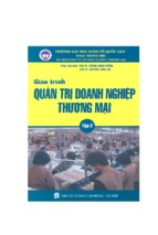 Giáo trình quản trị doanh nghiệp thương mại   tập 2