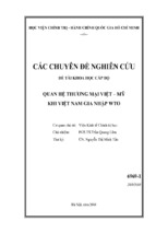 Các chuyên đề nghiên cứu đề tài khoa học cấp bộ quan hệ thương mại việt – mỹ khi việt nam gia nhập wto (9)