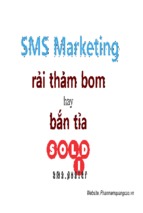 Sms marketing rải thảm bom hay bắn tỉa