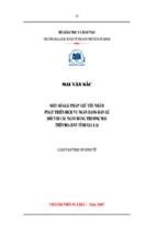 Luận văn thạc sĩ một số giải pháp chủ yếu phát triển dịch vụ ngân hàng bán lẻ đối với các ngân hàng thương mại trên địa bàn tỉnh gia lai