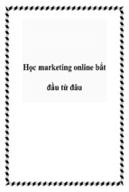 Học marketing online bắt đầu từ đâu