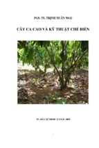 Giáo trình cây cacao và kỹ thuật chế biến