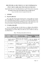 Báo cáo phân tích phụ gia thực phẩm và các chất có liên quan tại công ty dịch vụ khoa học công nghệ sắc ký hải đăng