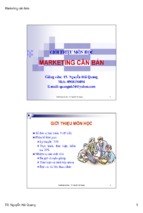 Nguồn gốc marketing căn bản   philip kortler