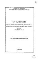 Báo cáo tổng kết đề tài nghiên cứu tích hợp các cơ sở dữ liệu và xây dựng hệ thống chỉ số trong quản lý giáo dục việt nam