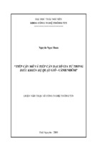 Luận văn thạc sĩ tiếp cận mờ và tiếp cận đại số gia tử trong điều khiển hệ quạt gió – cánh nhôm