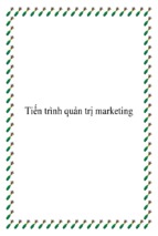 Tiến trình quản trị marketing