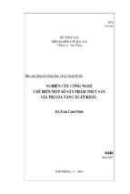 Báo cáo tổng kết khoa học và kỹ thuật đề tài nghiên cứu công nghệ chế biến một số sản phẩm thuỷ sản giá trị gia tăng xuất khẩu (10)