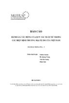 Báo cáo đánh giá tác động của quy tắc xuất xứ trong các hiệp định thương mại tự do của việt nam   nhóm chuyên gia