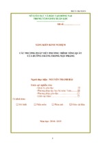 Skkn các phương pháp viết phương trình tổng quát của đường thẳng trong mặt phẳng