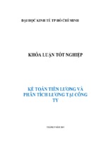 Kế toán tiền lương và phân tích