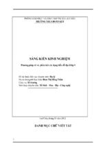 Skkn phương pháp vẽ và phân tích các dạng biểu đồ địa lý lớp 9