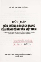 Hỏi đáp môn đường lối cách mạng của đảng cộng sản việt nam