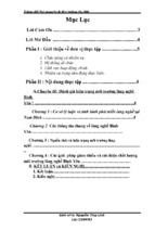 Báo cáo thực tập đánh giá hiện trạng môi trường làng nghề bình yên