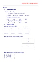 đề ôn tập học kỳ 2 lớp 1 môn toán