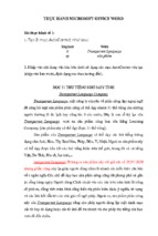 Bài tập lớn thực hành microsoft office word