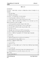 Thiết kế cung cấp điện hạ áp cho phân xưởng sửa chữa cơ khí tại xí nghiệp cơ điện – công ty tnhh một thành viên apatít việt nam