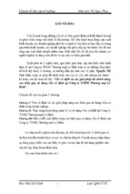 Vốn cố định và các giải pháp tài chính nâng cao hiệu quả sử dụng vốn cố định tại công ty tnhh thương mại lê bình