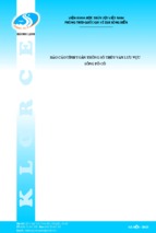 Báo cáo tính toán thông số thủy văn lưu vực sôngpô cô