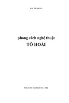 Phong cách nghệ thuật tô hoài