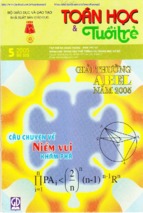 Toán học tuổi trẻ số 335