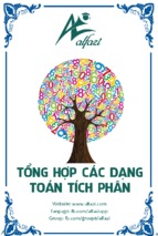 tổng hợp các dạng toán tích phân