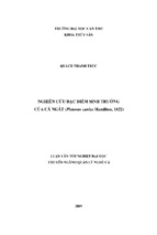 Nghiên cứu đặc điểm sinh trưởng của cá ngát (plotosus canius hamilton, 1822)