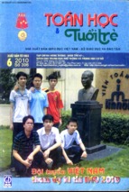 Toán học tuổi trẻ số 396