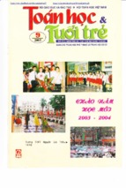 Toán học tuổi trẻ số 315